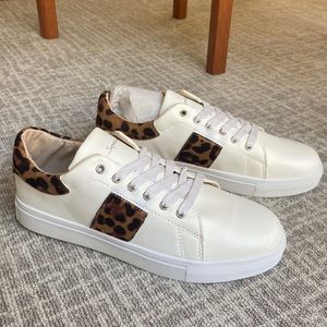 Brand New Speechless Leopard Print Tennis Shoes